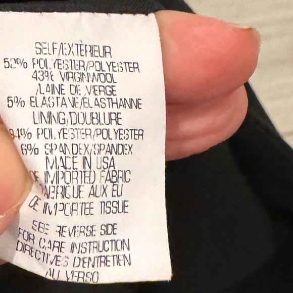 Women's Theory Black Tailored Blazer - Picture 5 of 6